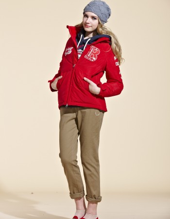 Red women padded