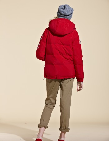 Red women padded