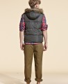 Gray vest with hoodie Gray vest with hoodie