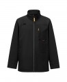 Black jacket with standing collar Black jacket with standing collar