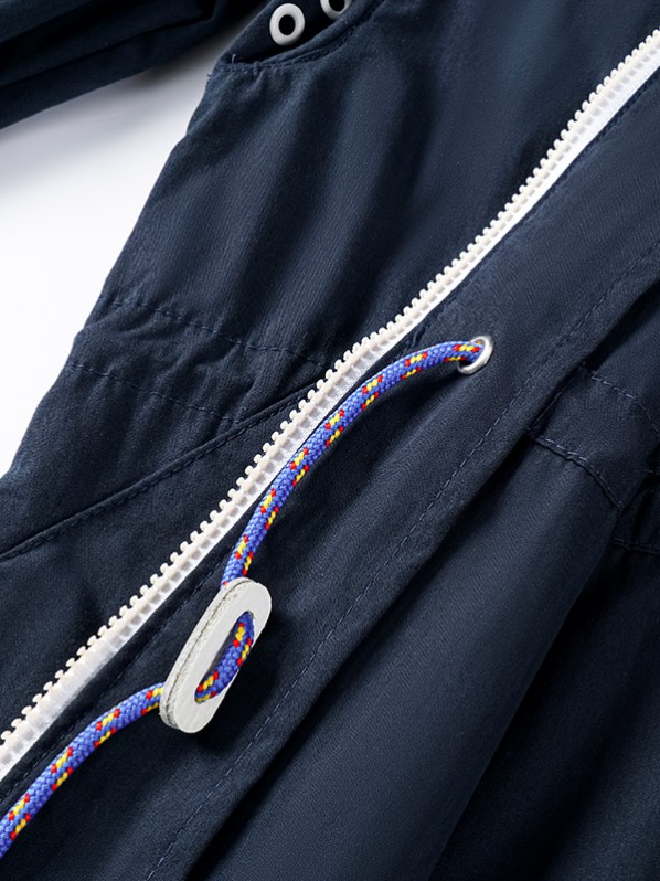 Navy Windbreaker Outdoor Jacket Navy Windbreaker Outdoor Jacket