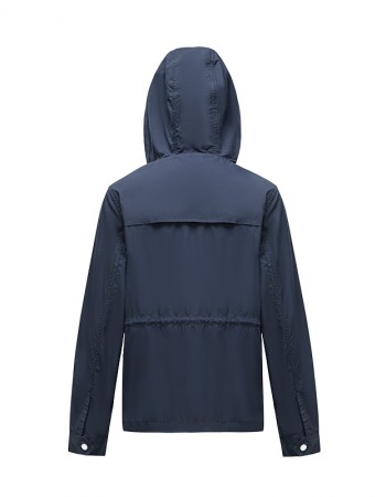 Navy Windbreaker Outdoor Jacket