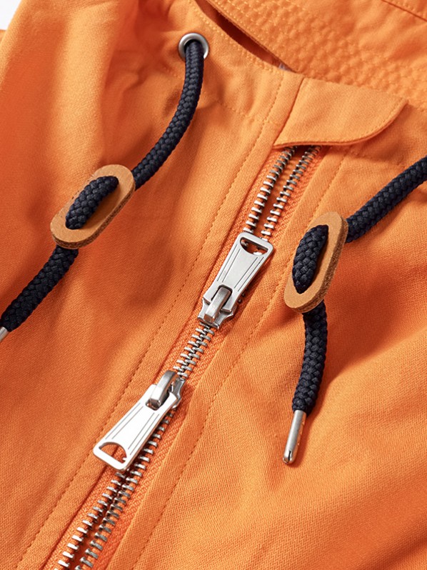 Orange Windbreaker Jacket Orange Windbreaker Jacket