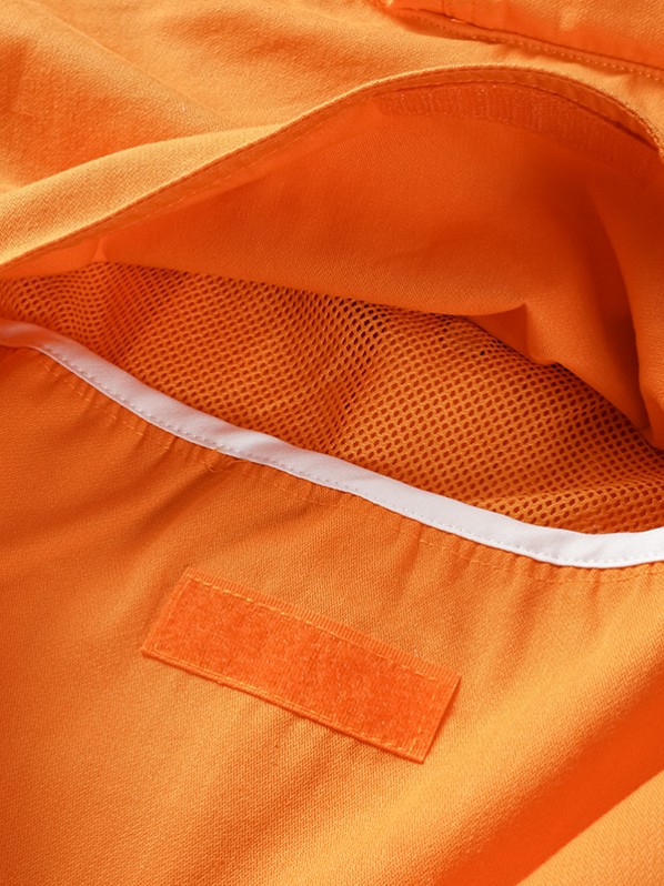 Orange Windbreaker Jacket Orange Windbreaker Jacket