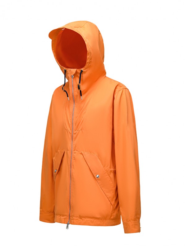 Orange Windbreaker Jacket Orange Windbreaker Jacket