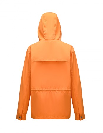 Orange Windbreaker Jacket