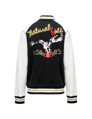 Embroidered Baseball Bomber Jacket For Unisex
