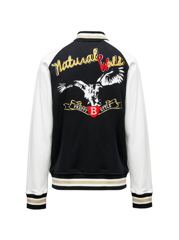 Embroidered Baseball Bomber Jacket For Unisex Embroidered Baseball Bomber Jacket For Unisex
