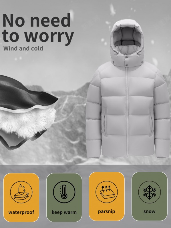 2306 Short Duck Down Jacket Gray 2306 Short Duck Down Jacket Gray