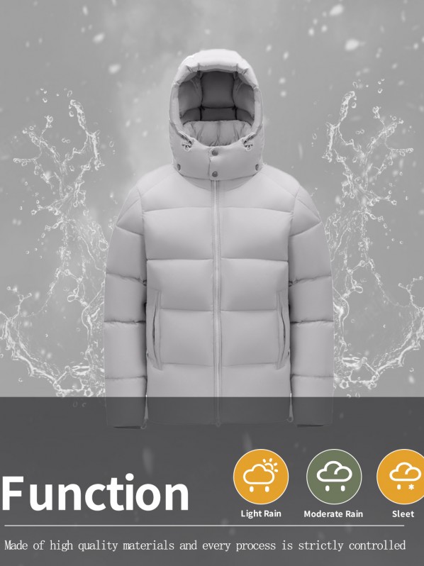 2306 Short Duck Down Jacket Gray 2306 Short Duck Down Jacket Gray