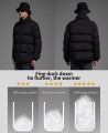 2323 men black short down jacket 2323 men black short down jacket