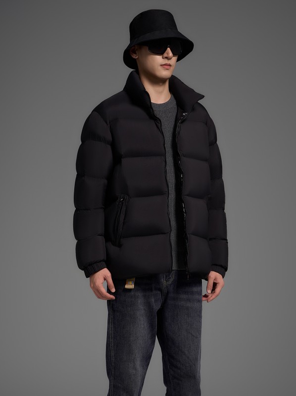 2323 men black short down jacket 2323 men black short down jacket