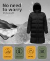 2360 Duck Down Long Down Jacket Matte Black 2360 Duck Down Long Down Jacket Matte Black