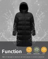 2360 Duck Down Long Down Jacket Matte Black 2360 Duck Down Long Down Jacket Matte Black