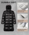 2360 Duck Down Long Down Jacket Black 2360 Duck Down Long Down Jacket Black
