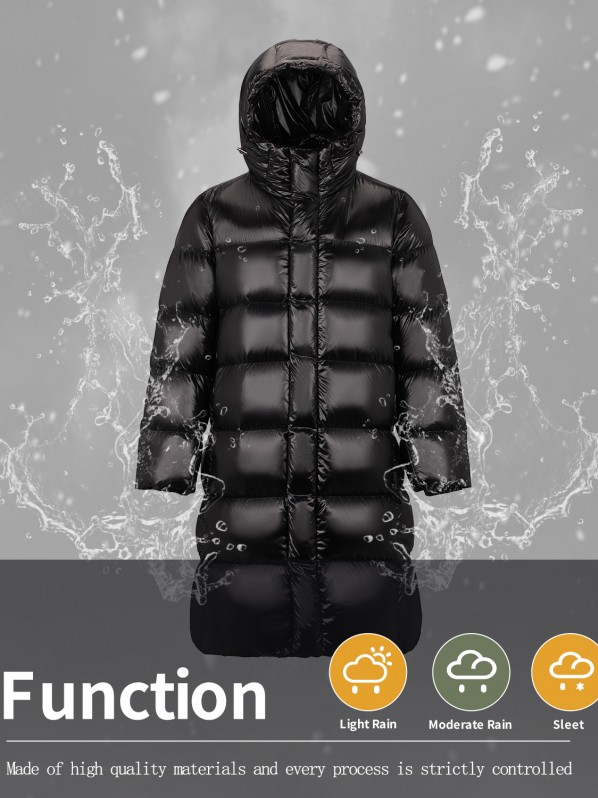 2360 Duck Down Long Down Jacket Black 2360 Duck Down Long Down Jacket Black