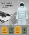 2360 Duck Down Long Down Jacket Blue 2360 Duck Down Long Down Jacket Blue