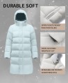2360 Duck Down Long Down Jacket Blue 2360 Duck Down Long Down Jacket Blue