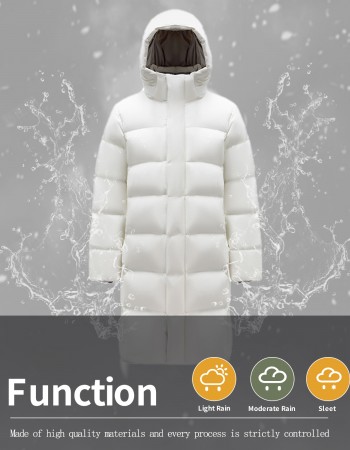 2360 Duck Down Long Down Jacket