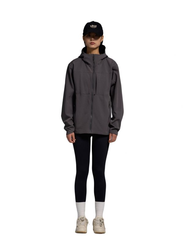 women dark gray hardshell windbreaker women dark gray hardshell windbreaker