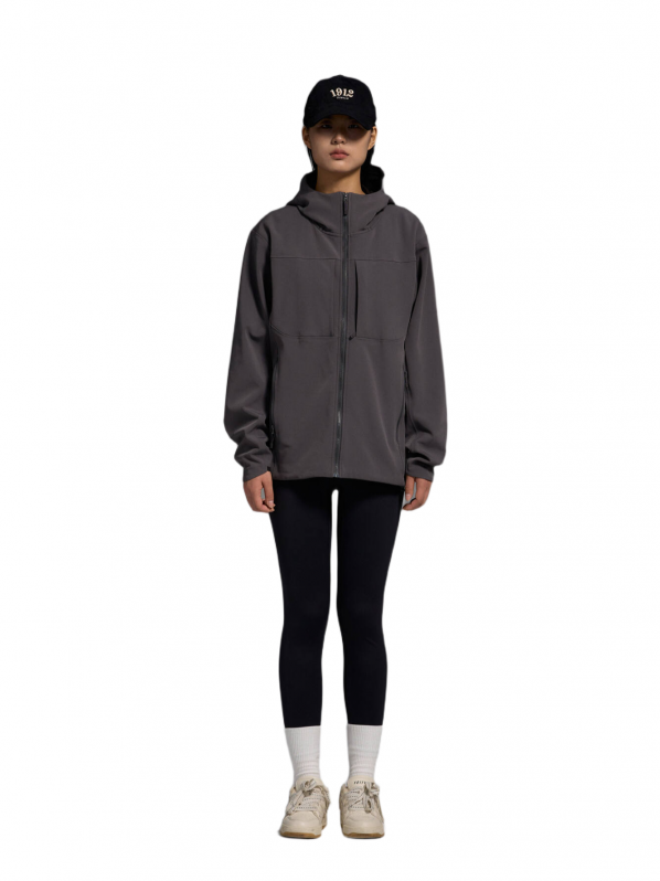 women dark gray hardshell windbreaker women dark gray hardshell windbreaker