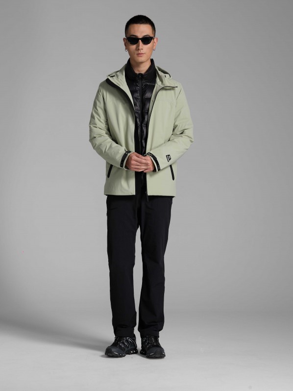 3001 Outdoor windbreaker with down lining green 3001 Outdoor windbreaker with down lining green