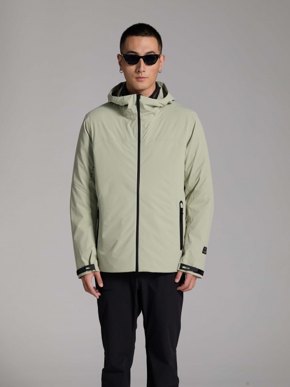 3001 Outdoor windbreaker with down lining green 3001 Outdoor windbreaker with down lining green