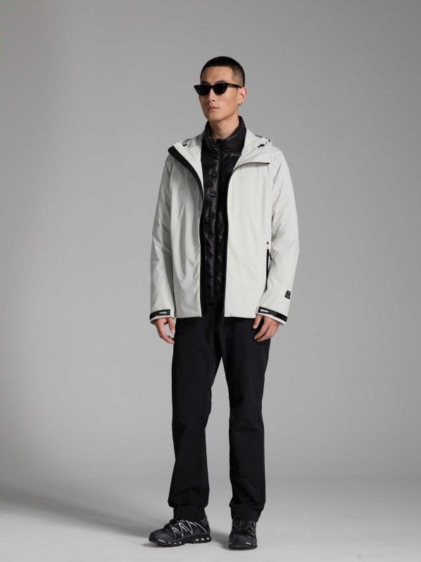 3001 Outdoor windbreaker with down lining grey 3001 Outdoor windbreaker with down lining grey