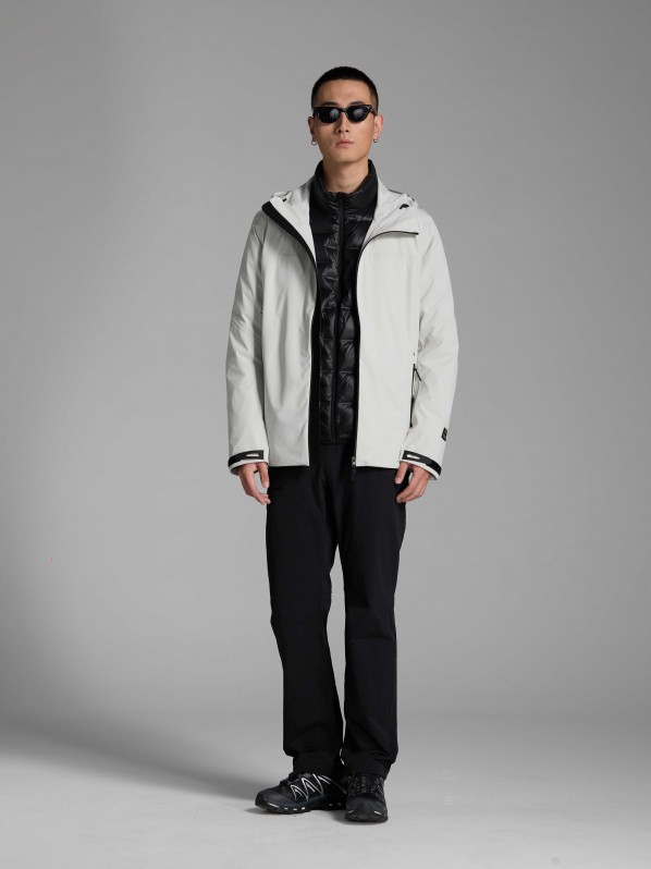 3001 Outdoor windbreaker with down lining grey 3001 Outdoor windbreaker with down lining grey