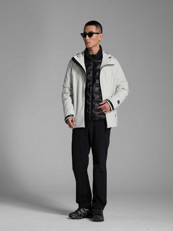 3001 Outdoor windbreaker with down lining grey 3001 Outdoor windbreaker with down lining grey