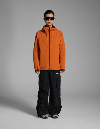 3001 Outdoor windbreaker with down lining orange