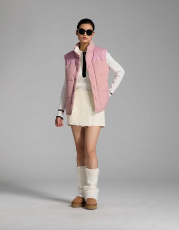 Detachable sleeve down jacket