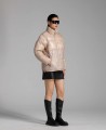 3006 Detachable sleeve down jacket rose 3006 Detachable sleeve down jacket rose