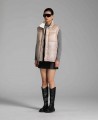 3006 Detachable sleeve down jacket rose 3006 Detachable sleeve down jacket rose