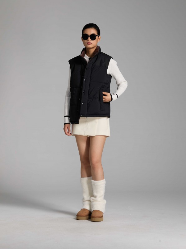 3006 Detachable sleeve down jacket black 3006 Detachable sleeve down jacket black