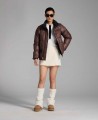 3006 Detachable sleeve down jacket brown 3006 Detachable sleeve down jacket brown