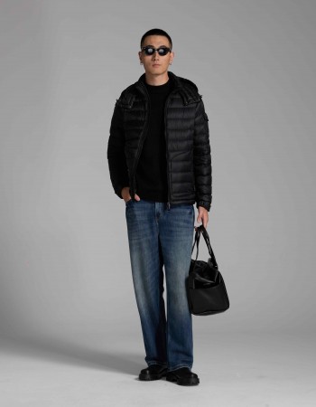 3014 Detachable hat for ultra-light down jacket