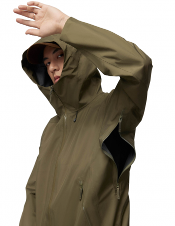 hardshell outdoor jacket