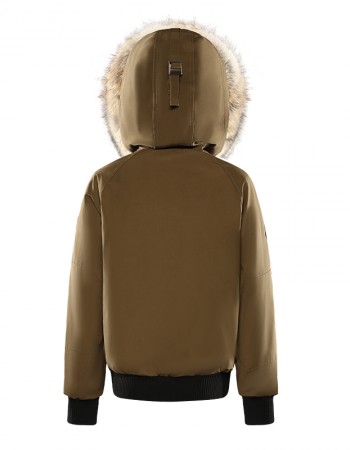men's short down parka