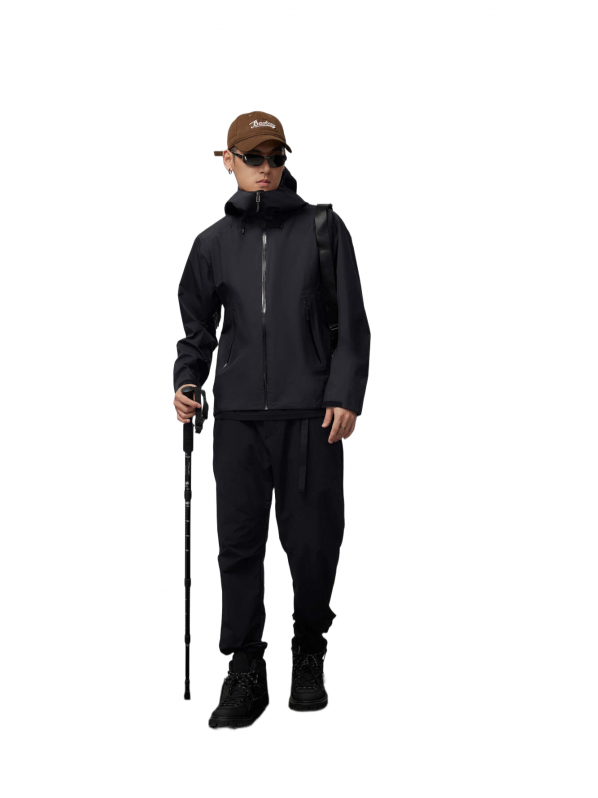 Beta black hardshell outdoor jacket Beta black hardshell outdoor jacket