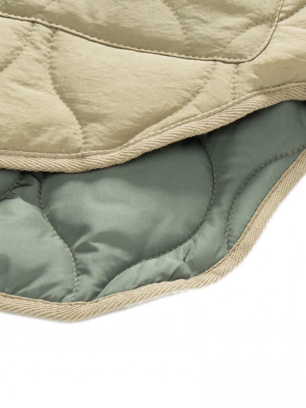 Quilted collarless jacket Quilted collarless jacket