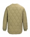 Quilted collarless jacket Quilted collarless jacket
